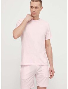 Polo Ralph Lauren póló otthoni viseletre rózsaszín, sima