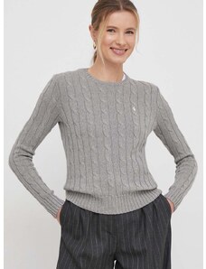 Polo Ralph Lauren pamut pulóver szürke