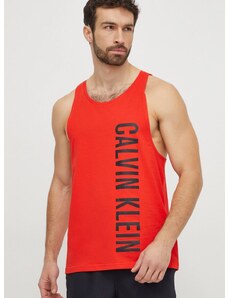Calvin Klein pamut strand póló piros
