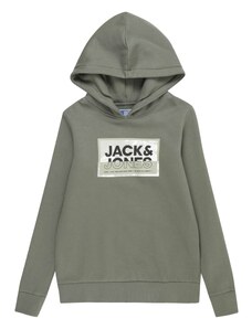 Jack & Jones Junior Tréning póló 'LOGAN' olíva / pasztellzöld / fekete / fehér