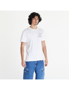 Férfi póló Calvin Klein Jeans Diffused Stacked Short Sleeve Tee Bright White