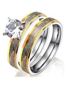 IZMAEL Holly Gyűrű-Ezüst/arany/65mm KP29936