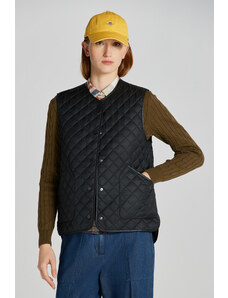 MELLÉNY GANT QUILTED VEST fekete XS