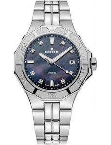 Edox 53020-3M-NANND Delfin Diver Ladies Watch 38mm