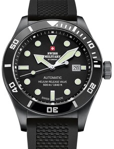 Swiss Military by Chrono Swiss Military SMA34075.05 Diver automatic 44 mm 50ATM