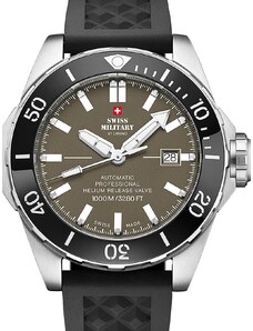 Swiss Military by Chrono Swiss Military SMA34092.08 automatic Diver 45mm 100ATM