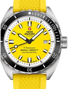Swiss Military by Chrono Swiss Military SMA34100.11 Diver Titanium Automatic 42mm 30ATM