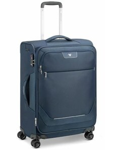 Roncato Joy 4-kerekes bővíthető bőrönd 63 x 44 x 27/31 cm, sötétkék