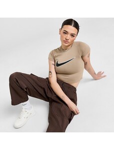 Nike Póló W Nsw Tee Bby Sw Streetswear Női Ruhák Pólók FV5310-247 Khaki