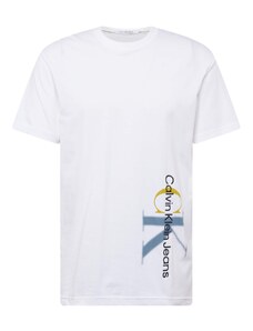 Calvin Klein Jeans Póló tengerészkék / arany / fekete / fehér