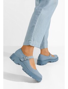 Zapatos Orias kék fűzős női cipő