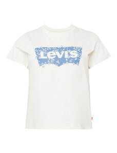 Levi's Plus Póló 'PL Perfect Tee' encián / természetes fehér