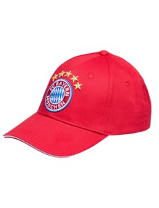 Gyermek baseball sapka FC Bayern München, piros