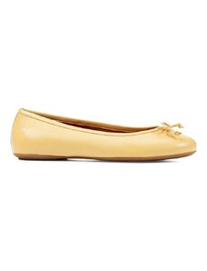 Geox bőr balerina cipő D PALMARIA sárga, D25MUB 000TU C2004