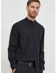 Calvin Klein ing férfi, állógalléros, fekete, relaxed