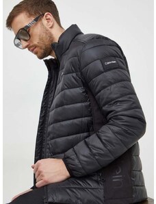 Calvin Klein rövid kabát férfi, fekete, átmeneti