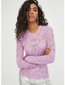 Blugirl Blumarine pulóver könnyű, női, rózsaszín