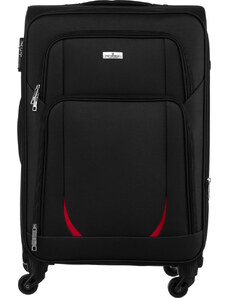 Peterson fekete textilbőrönd mérete S PTN 5219-S