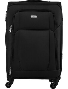 Peterson fekete bőrönd mérete S PTN 5219-S