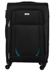 Peterson fekete utazóbőrönd méret: L PTN 5219-L