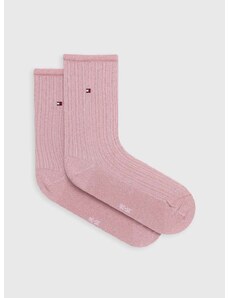 Tommy Hilfiger zokni rózsaszín, női