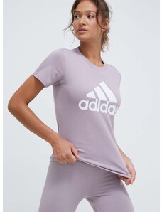 adidas pamut póló női, rózsaszín, IR5411