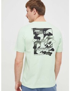 adidas pamut póló zöld, férfi, nyomott mintás, IN6237