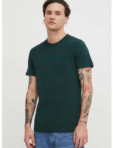 Superdry pamut póló zöld, férfi, sima