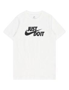 Nike Sportswear Póló 'JDI SWOOSH 2' fekete / fehér