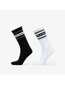Férfi zoknik Dickies Genola 2-Pack Sock Black/ White