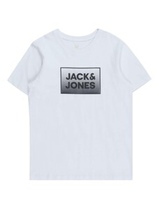 Jack & Jones Junior Póló 'STEEL' fekete / fehér