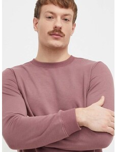 Calvin Klein Performance edzős pulóver rózsaszín, sima
