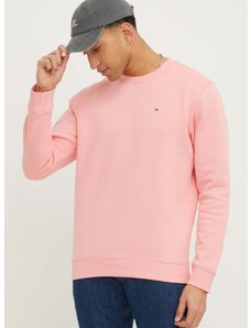 Tommy Jeans felső rózsaszín, férfi, melange