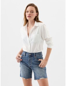 GAP Oxford Shirt with Logo - Women's
