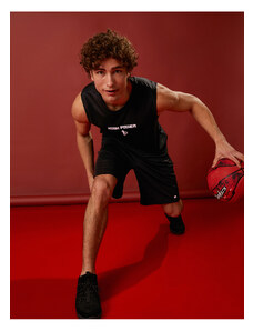 Koton Sleeveless Sports Athlete Motto Printed Crew Neck Breathable Fabric.