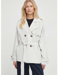 Bruuns Bazaar kabát női, szürke, átmeneti, oversize