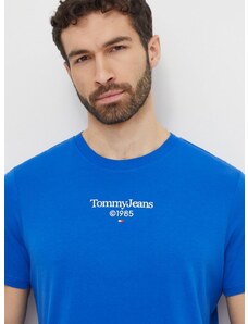 Tommy Jeans pamut póló férfi, nyomott mintás