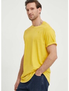 G-Star Raw pamut póló x Sofi Tukker sárga, férfi, sima