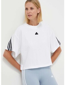 adidas pamut póló női, fehér, IV5270