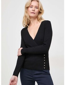Morgan pulóver könnyű, női, fekete