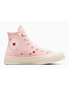 Converse sportcipő Chuck 70 Y2K Heart rózsaszín, A09113C