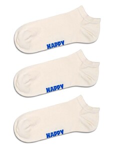 Happy Socks zokni Solid Low 3 pár fehér
