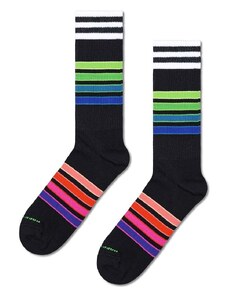 Happy Socks zokni Street Stripe Sneaker fekete