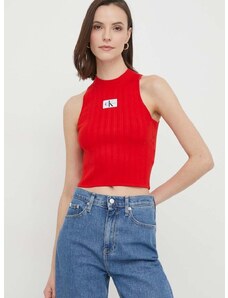 Calvin Klein Jeans top női, piros