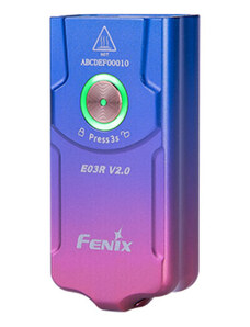 Fenix E03R V2.0 GE tölthető elem - nebula
