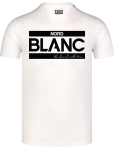 Nordblanc Fehér férfi pamutpóló BLANC