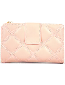 Bagnet Női pénztárca steppent mintával, műbőr, rózsaszín
