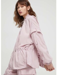 UGG rövid kabát női, rózsaszín, átmeneti, oversize, 1152865