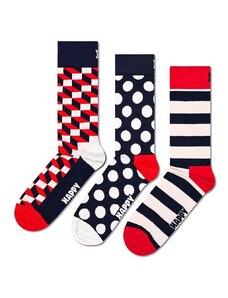 Happy Socks zokni Classic Filled Optic Socks 3 pár