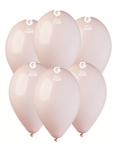 Gemar Pasztell lufi - shell rózsaszín 30 cm 100 db